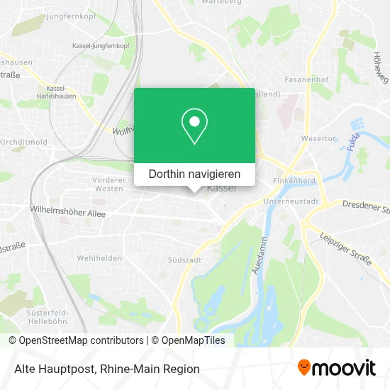 Alte Hauptpost Karte