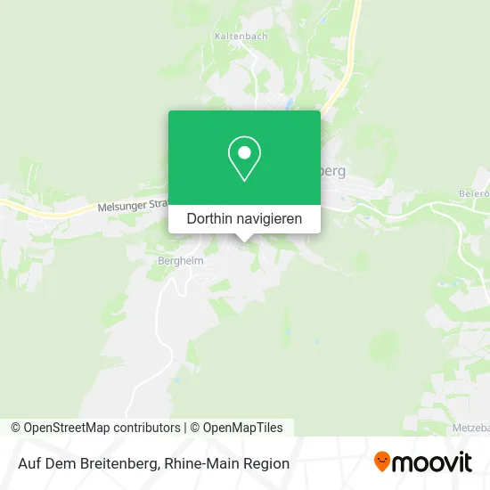 Auf Dem Breitenberg Karte