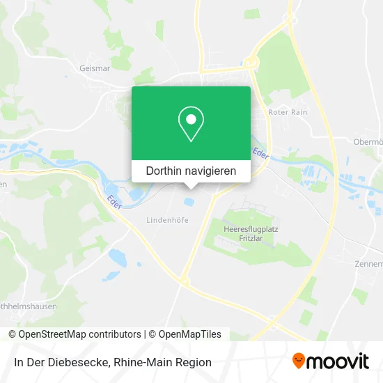 In Der Diebesecke Karte