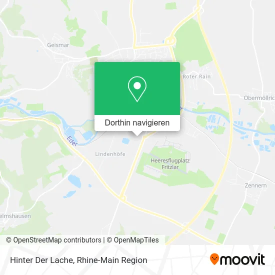 Hinter Der Lache Karte