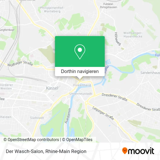 Der Wasch-Salon Karte