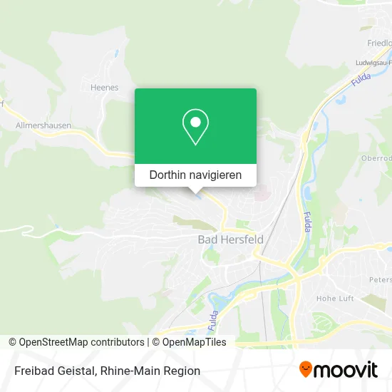 Freibad Geistal Karte