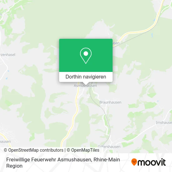 Freiwillige Feuerwehr Asmushausen Karte