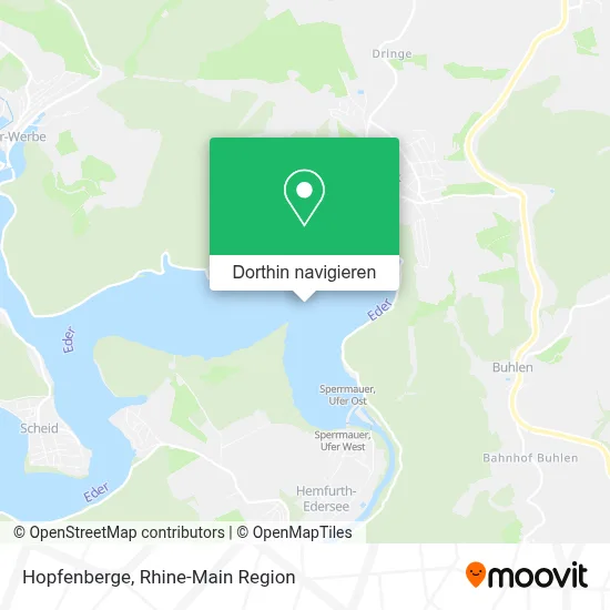 Hopfenberge Karte