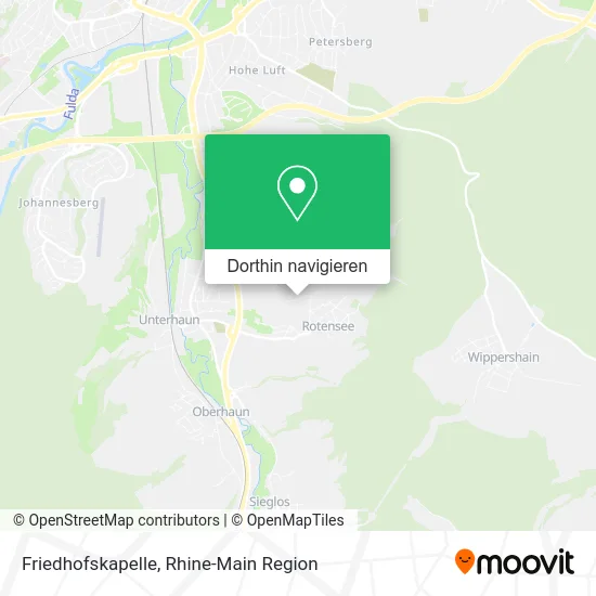 Friedhofskapelle Karte