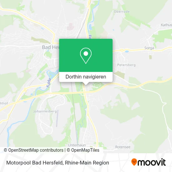 Motorpool Bad Hersfeld Karte