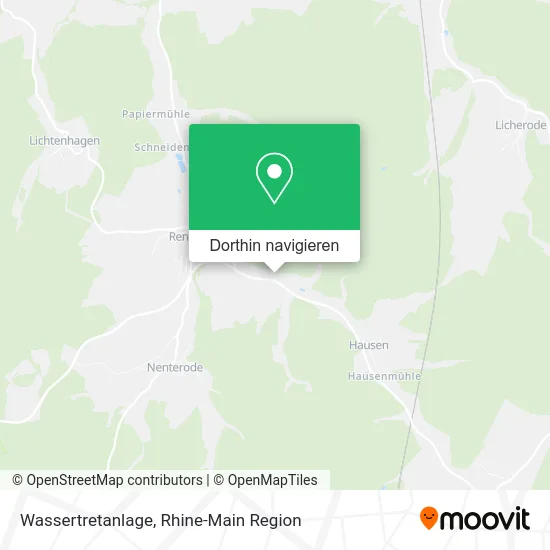 Wassertretanlage Karte