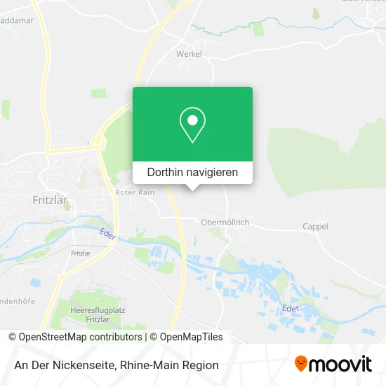 An Der Nickenseite Karte