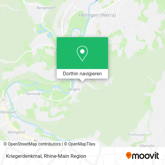 Kriegerdenkmal Karte