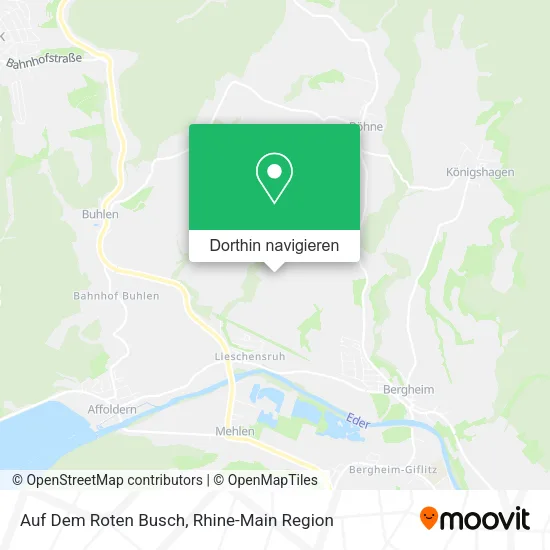 Auf Dem Roten Busch Karte
