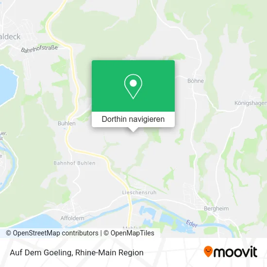 Auf Dem Goeling Karte