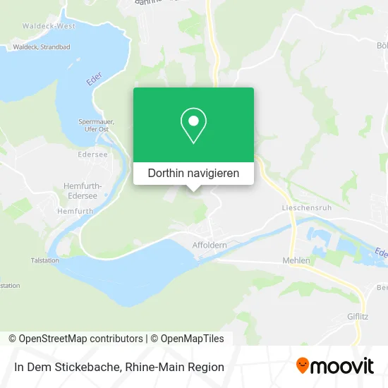 In Dem Stickebache Karte