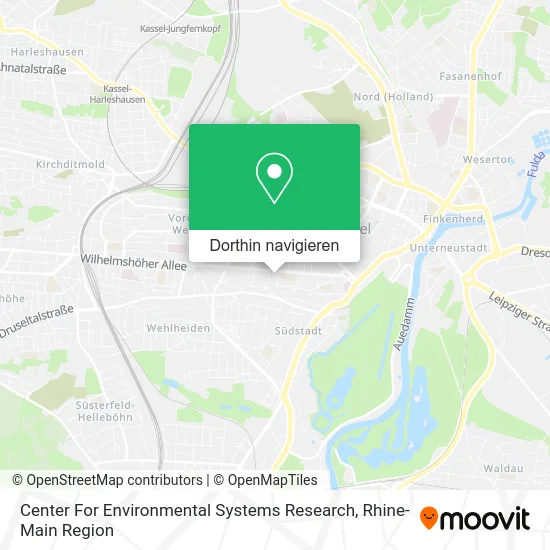 Center For Environmental Systems Research Karte