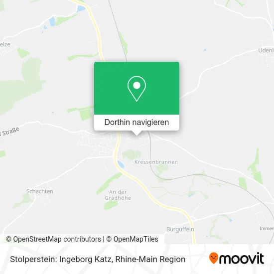 Stolperstein: Ingeborg Katz Karte