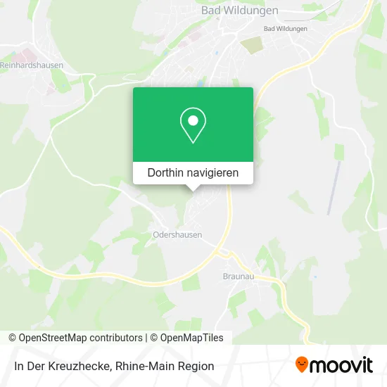 In Der Kreuzhecke Karte