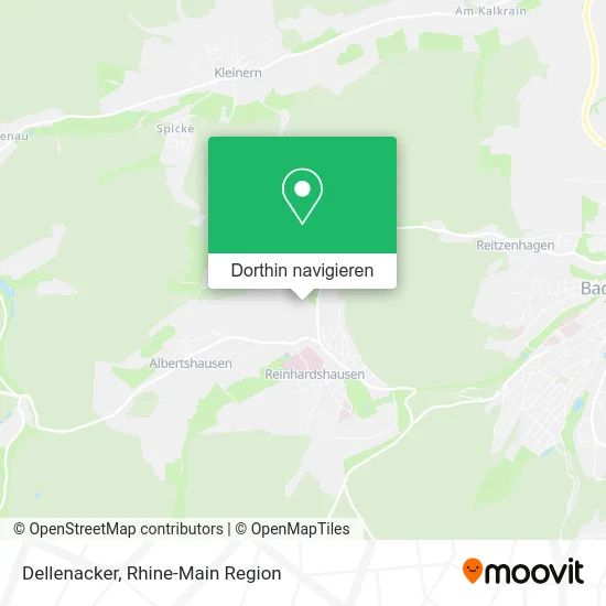Dellenacker Karte