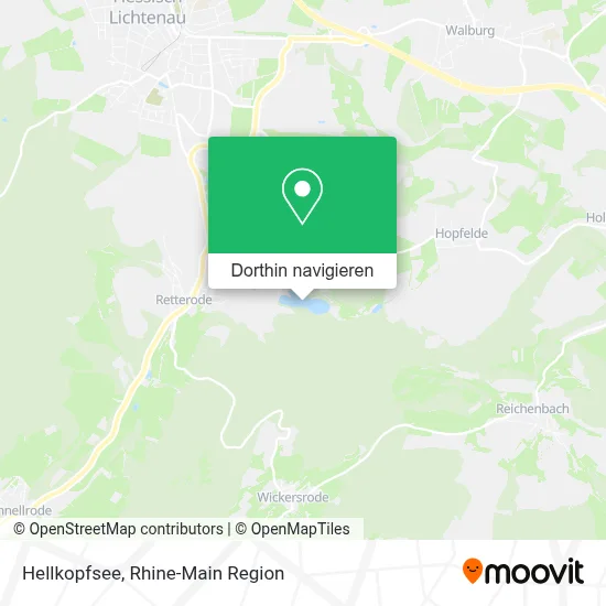 Hellkopfsee Karte