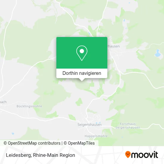 Leidesberg Karte
