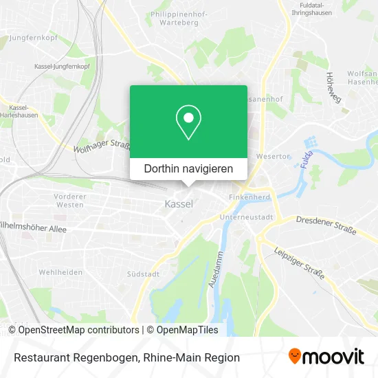 Restaurant Regenbogen Karte
