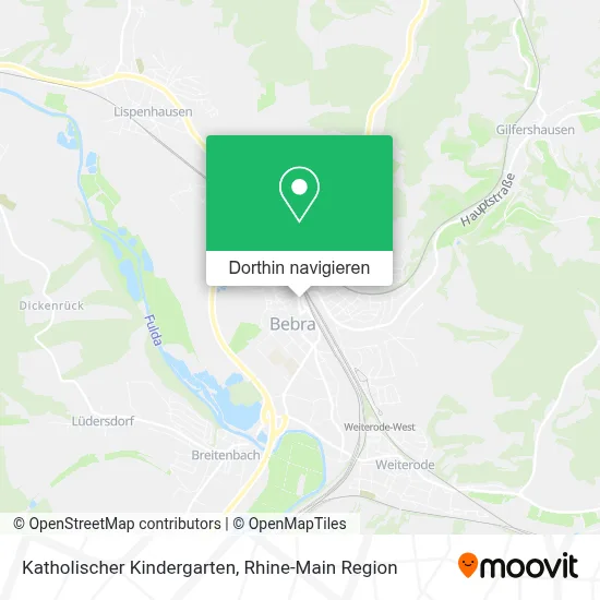 Katholischer Kindergarten Karte