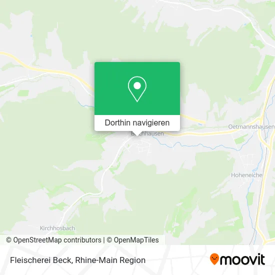 Fleischerei Beck Karte