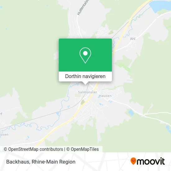 Backhaus Karte