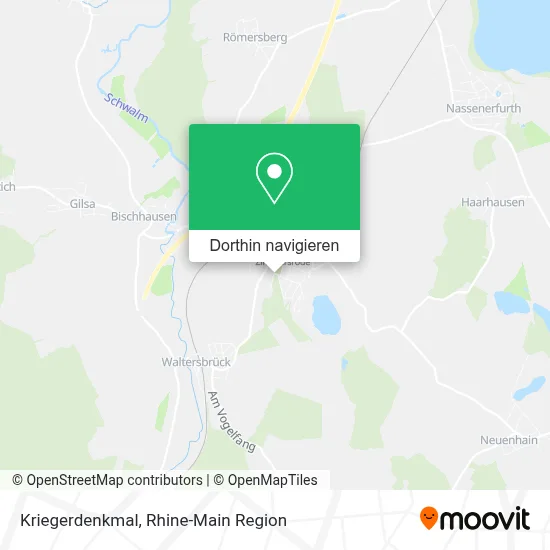 Kriegerdenkmal Karte