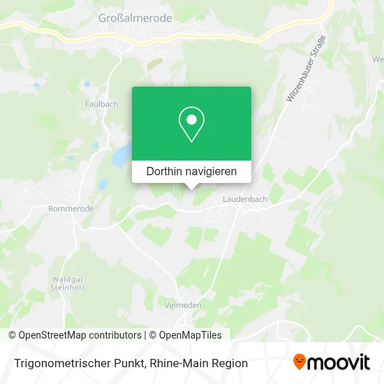 Trigonometrischer Punkt Karte