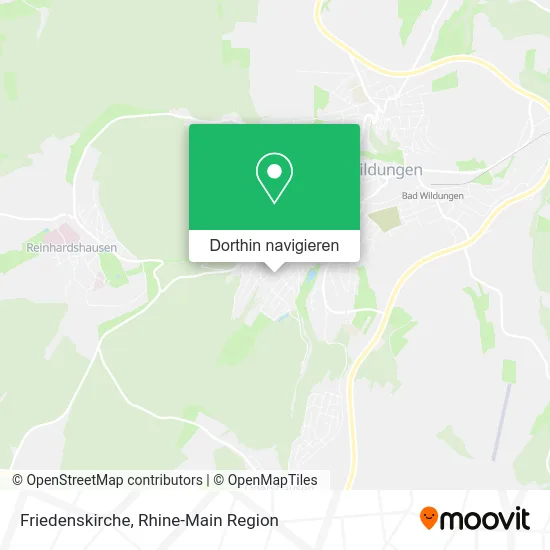 Friedenskirche Karte