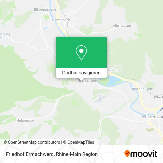 Friedhof Ermschwerd Karte