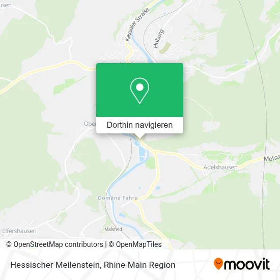 Hessischer Meilenstein Karte