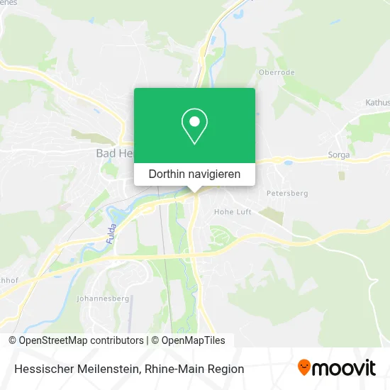 Hessischer Meilenstein Karte