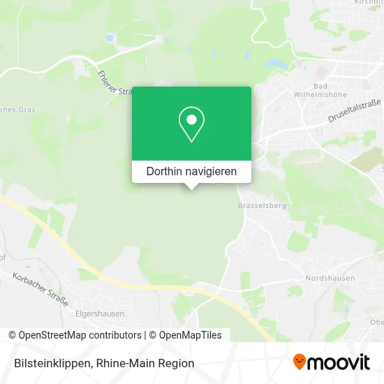 Bilsteinklippen Karte