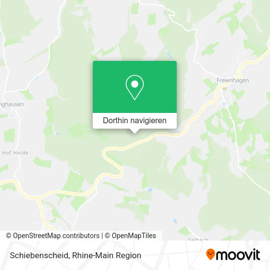 Schiebenscheid Karte