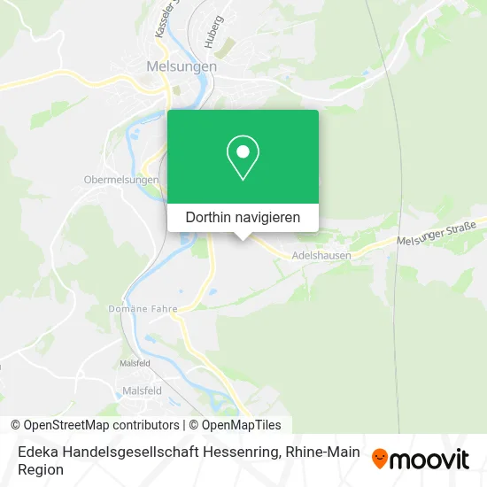 Edeka Handelsgesellschaft Hessenring Karte