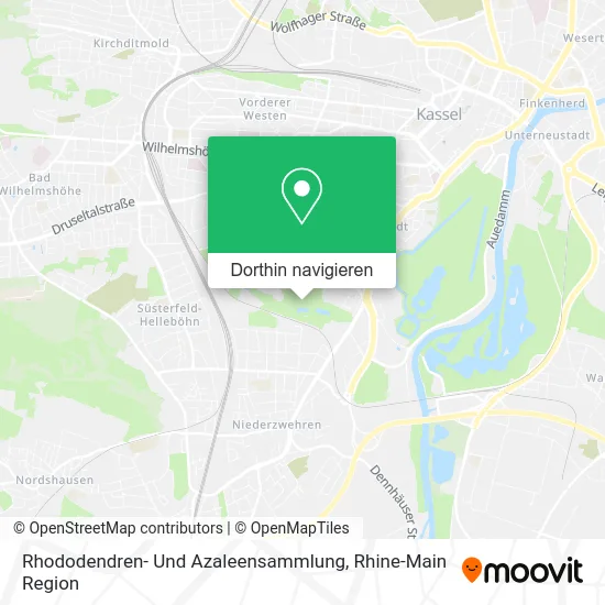 Rhododendren- Und Azaleensammlung Karte