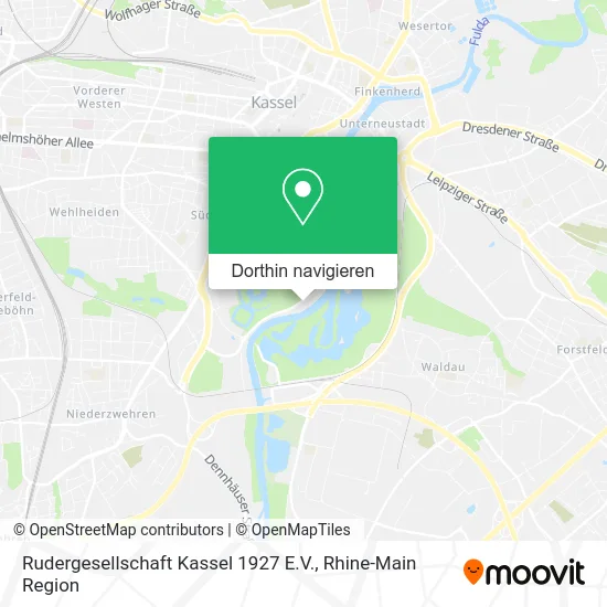 Rudergesellschaft Kassel 1927 E.V. Karte