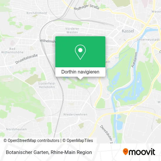 Botanischer Garten Karte