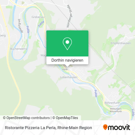 Ristorante Pizzeria La Perla Karte