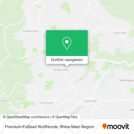 Premium-Fußbad Wolfterode Karte
