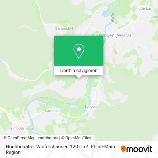 Hochbehälter Wölfershausen 120 Cm³ Karte