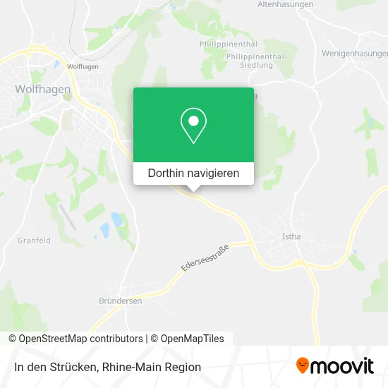 In den Strücken Karte