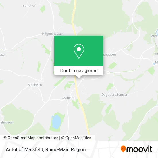 Autohof Malsfeld Karte