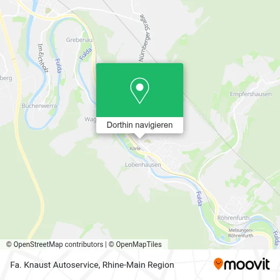 Fa. Knaust Autoservice Karte