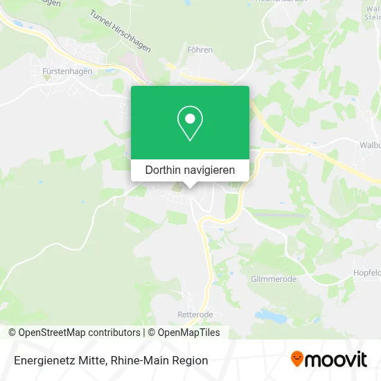 Energienetz Mitte Karte