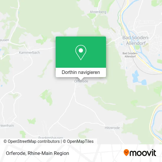 Orferode Karte