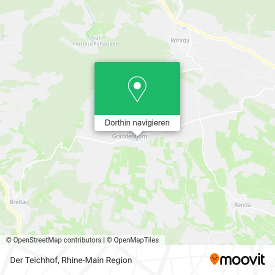 Der Teichhof Karte