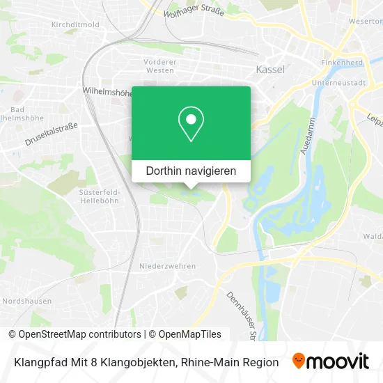 Klangpfad Mit 8 Klangobjekten Karte