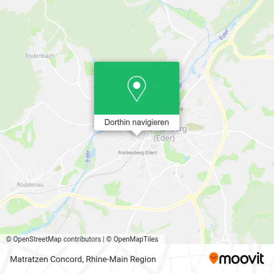 Matratzen Concord Karte