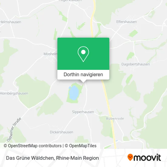 Das Grüne Wäldchen Karte